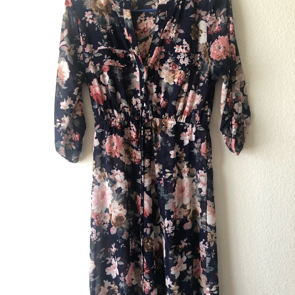 Ladies flowers dress